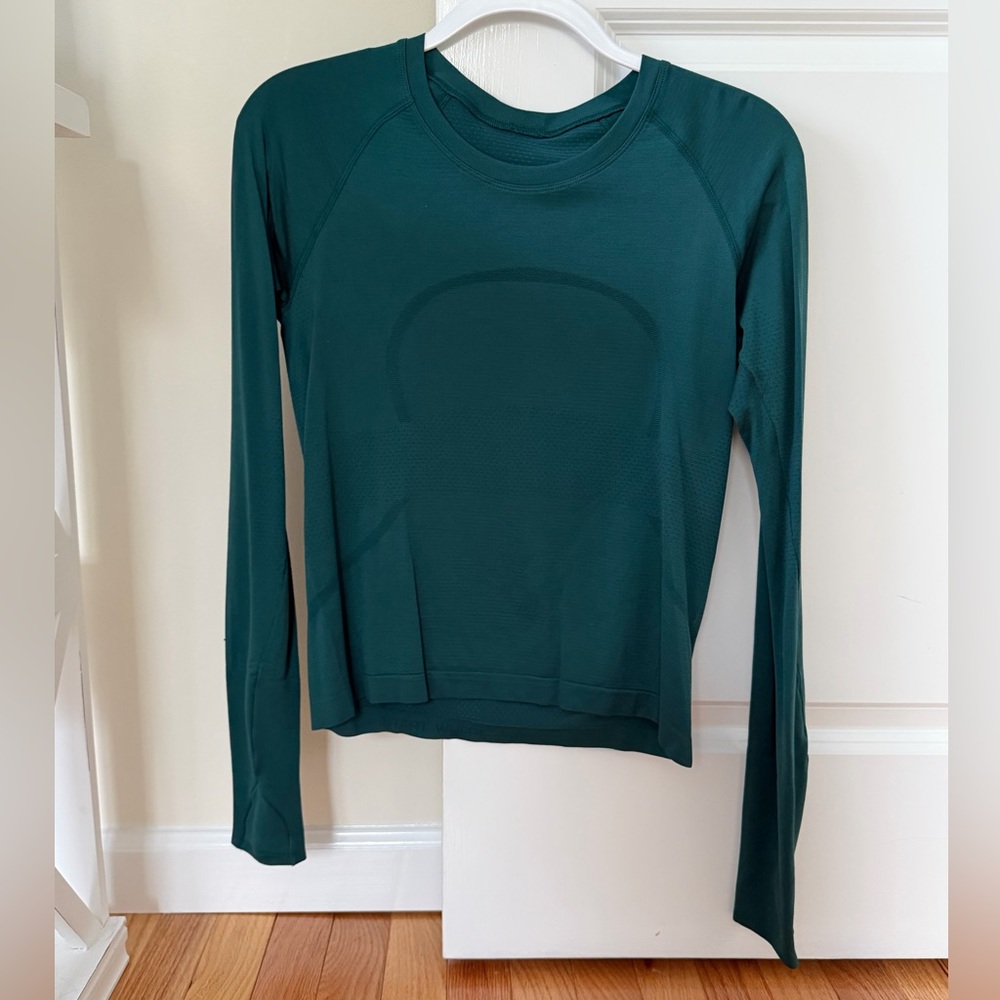Lululemon Swiftly Tech LS Race Length - Storm Teal